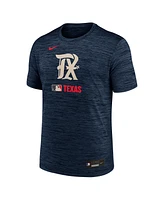 Nike Men's Navy Texas Rangers 2025 City Connect Authentic Collection Velocity Performance T-Shirt