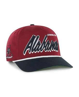 '47 Brand Men's Crimson Alabama Crimson Tide Drop Shadow Rope Hitch Adjustable Hat