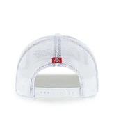 '47 Brand Men's White Ohio State Buckeyes Garner Rope Trucker Adjustable Hat