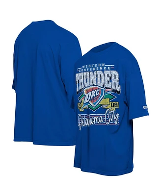 New Era Men's Blue Oklahoma City Thunder Distressed Sport Classics T-Shirt