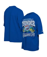 New Era Men's Blue Oklahoma City Thunder Distressed Sport Classics T-Shirt