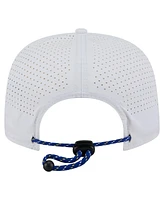 New Era Men's White Golden State Warriors Performance Rope Golfer Adjustable Hat