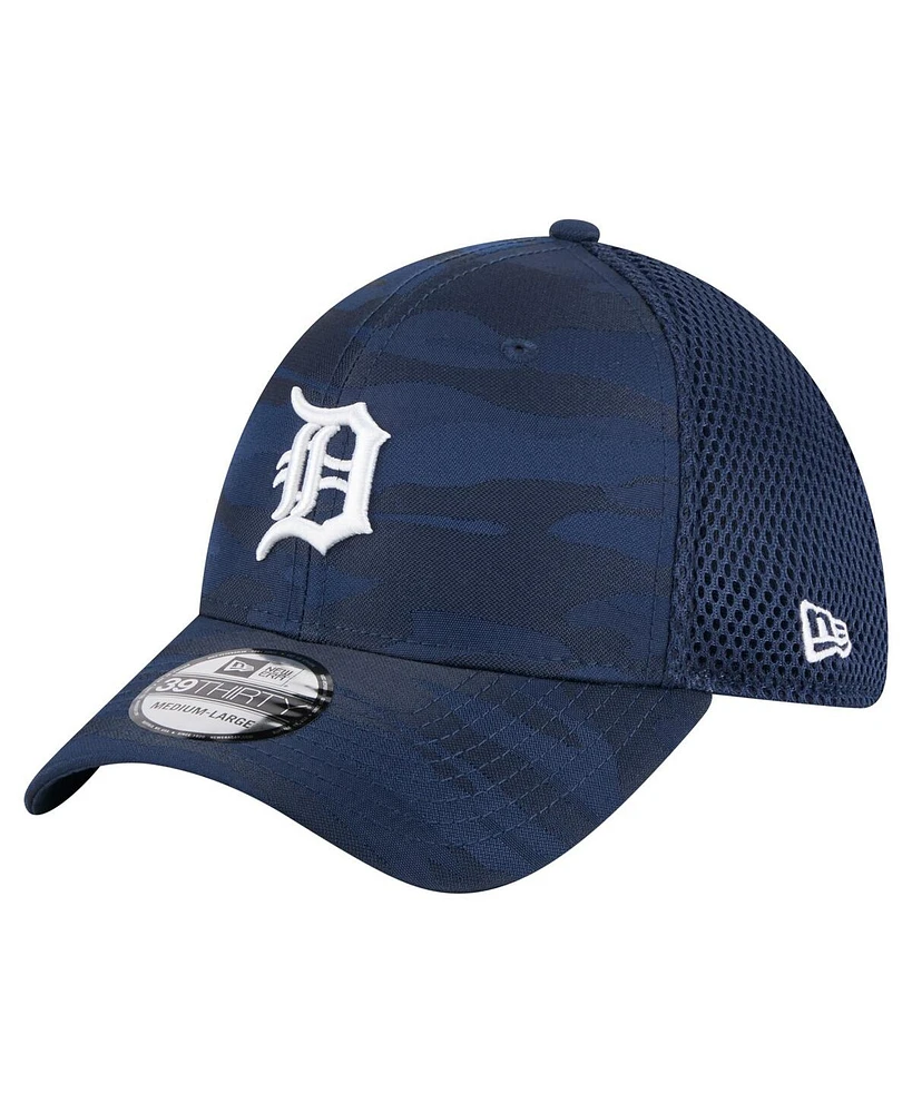 New Era Men's Navy Detroit Tigers Subtle Camo 39THIRTY Flex Hat
