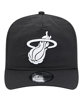 New Era Men's Black Miami Heat Injection Everyday Golfer Adjustable Hat