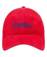 New Era Women's Red Philadelphia Phillies Corduroy 9TWENTY Adjustable Hat