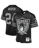 Mitchell & Ness Big Boys and Girls Charles Woodson Black Las Vegas Raiders 1998 Throwback Fashion Jersey