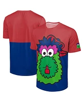 Foco Men's Red/Royal Philadelphia Phillies Big Logo Mascot T-Shirt