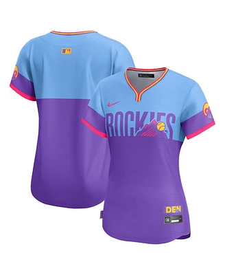 Nike Women's Purple/Light Blue Colorado Rockies 2025 City Connect Limited Jersey