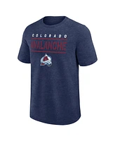 Logo Athletic Men's Heather Navy Colorado Avalanche Top Notch T-Shirt