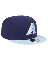 New Era Men's Navy/Light Blue Arizona Diamondbacks Color Pack 2-Tone 59FIFTY Fitted Hat