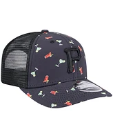 New Era Men's Navy Pittsburgh Pirates Adventure Drinks Pattern 9SEVENTY Stretch-Snap Hat