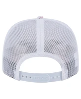 New Era Men's White New York Yankees Flamingo Mesh Back 9SEVENTY Stretch-Snap Hat