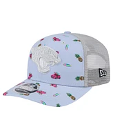New Era Men's White Tampa Bay Buccaneers Adventure Flamingo Pattern 9SEVENTY Stretch snap Hat