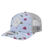 New Era Men's Light Blue/Gray Boston Celtics Adventure Aloha Pattern 9SEVENTY Stretch-Snap Hat