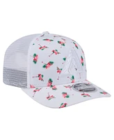 New Era Men's White Arizona Diamondbacks Flamingo Mesh Back 9SEVENTY Stretch-Snap Hat