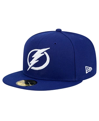 New Era Men's Blue Tampa Bay Lightning Core 59FIFTY Fitted Hat