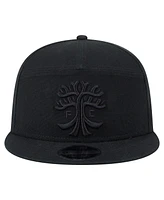 New Era Men's Black Austin Fc Canvas Camp 9FIFTY Snapback Hat