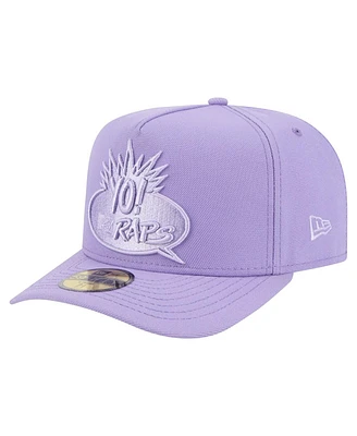 New Era Men's Purple Yo Mtv Raps A-Frame 59FIFTY Fitted Hat