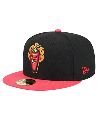 New Era Men's Black Lake County Captains Copa de la Diversion 59FIFTY Fitted Hat