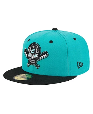 New Era Men's Teal Columbus Clippers Copa de la Diversion 59FIFTY Fitted Hat