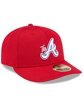 New Era Men's Red Atlanta Braves City Connect Batting Practice Low Profile 59FIFTY Fitted Hat