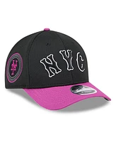 New Era Men's Charcoal/Purple New York Mets City Connect Batting Practice 9FORTY M-Crown Adjustable Hat