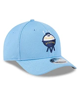 New Era Men's Light Blue Milwaukee Brewers City Connect Batting Practice 9FORTY M-Crown Adjustable Hat