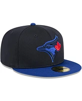 New Era Men's Navy/Royal Toronto Blue Jays City Connect Batting Practice 59FIFTY Fitted Hat