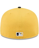 New Era Men's Yellow/Black Minnesota Twins City Connect Batting Practice 59FIFTY Fitted Hat