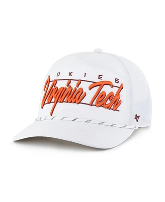 '47 Brand Men's White Virginia Tech Hokies Condor Hitch Brrr Adjustable Hat