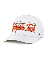 '47 Brand Men's White Virginia Tech Hokies Condor Hitch Brrr Adjustable Hat
