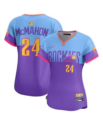 Nike Women's Ryan McMahon Purple/Light Blue Colorado Rockies 2025 City Connect Limited Player Jersey