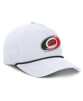 Fanatics Men's White Carolina Hurricanes Rope A-Frame Adjustable Hat