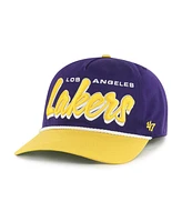 '47 Brand Men's Purple/Gold Los Angeles Lakers Dropshadow Rope Hitch Adjustable Hat