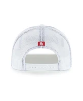 '47 Brand Men's White Oklahoma Sooners Garner Rope Trucker Adjustable Hat