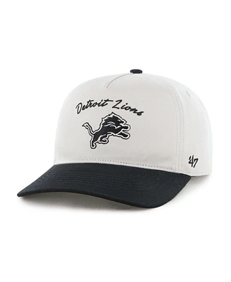 '47 Brand Men's Cream/Black Detroit Lions Safe Bet Stable Hitch Adjustable Hat