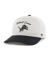 '47 Brand Men's Cream/Black Detroit Lions Safe Bet Stable Hitch Adjustable Hat