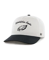 '47 Brand Men's Cream/Black Philadelphia Eagles Safe Bet Stable Hitch Adjustable Hat