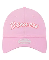 New Era Women's Pink Milwaukee Brewers Mother's Day 9TWENTY Adjustable Hat