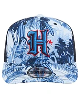 New Era Men's Navy Houston Texans Hula Trucker 9SEVENTY Adjustable Hat