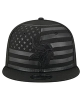 New Era Men's Black Minnesota Vikings Independent 9FIFTY Snapback Hat