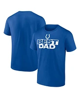 Logo Athletic Men's Royal Indianapolis Colts Best Dad T-Shirt
