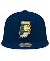 New Era Men's Navy Indiana Pacers State Pride 9FIFTY Snapback Hat