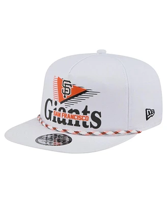 New Era Men's White San Francisco Giants Collide Golfer Snapback Hat