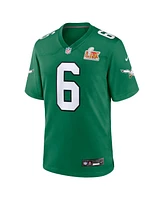 Nike Men's DeVonta Smith Kelly Green Philadelphia Eagles Super Bowl Lix 2nd Alternate Game Jersey