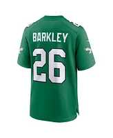 Nike Men's Saquon Barkley Kelly Green Philadelphia Eagles Super Bowl Lix 2nd Alternate Game Jersey