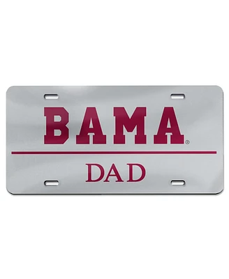 Wincraft Alabama Crimson Tide Dad Laser Cut Acrylic License Plate