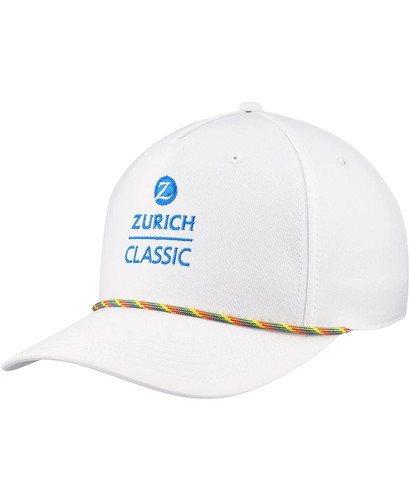 Ahead Men's White the Zurich Classic Alto Rope Adjustable Hat