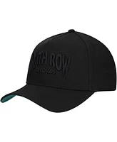 Lids Men's Black Death Row Records A-Frame Tonal Adjustable Hat