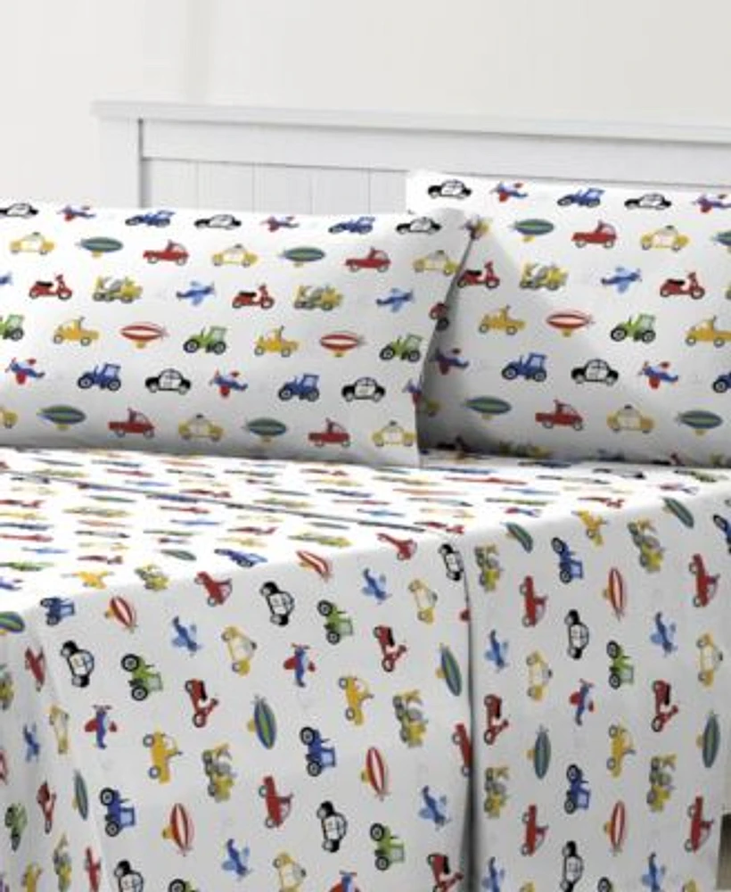 Dream Factory Trains Trucks Sheet Sets